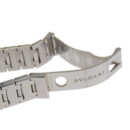 Bvlgari Stainless Steel Kuo Analog Display Black Dial Watch — view 7