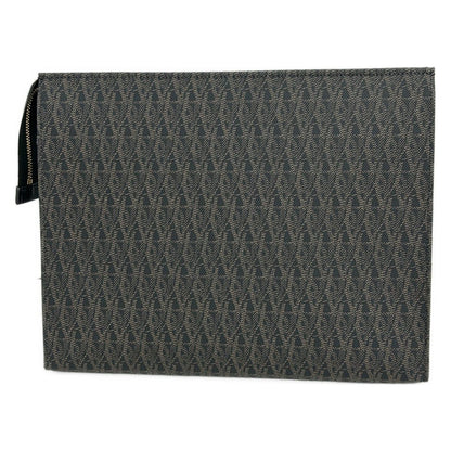 Saint Laurent Paris Clutch Classic Toile Monogram Dark Brown Black — view 3
