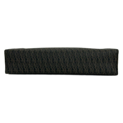 Saint Laurent Paris Clutch Classic Toile Monogram Dark Brown Black — view 5