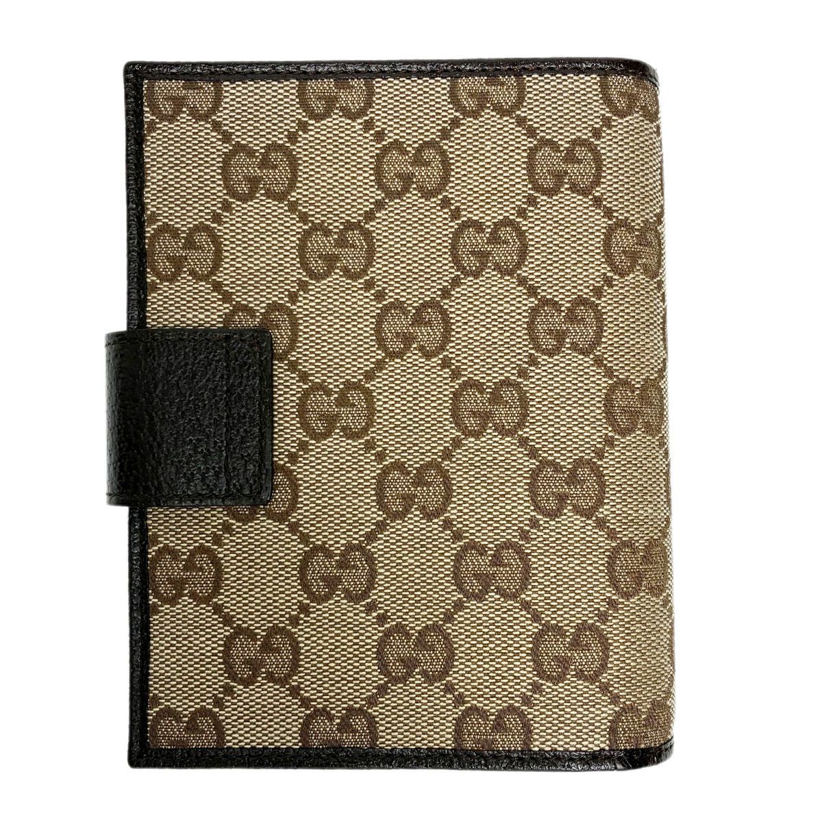 Gucci GG Canvas Agenda Notebook 6 Holes Leather — view 7