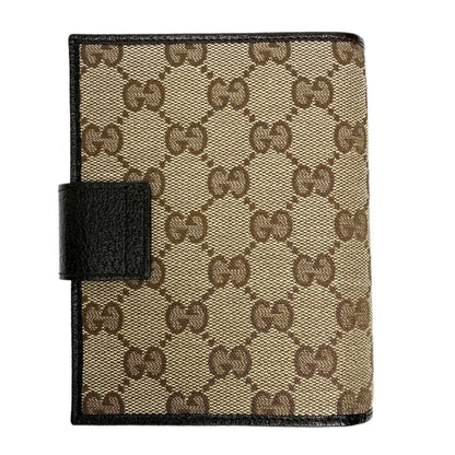 Gucci GG Canvas Agenda Notebook 6 Holes Leather — view 7
