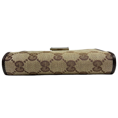 Gucci GG Canvas Agenda Notebook 6 Holes Leather — view 3