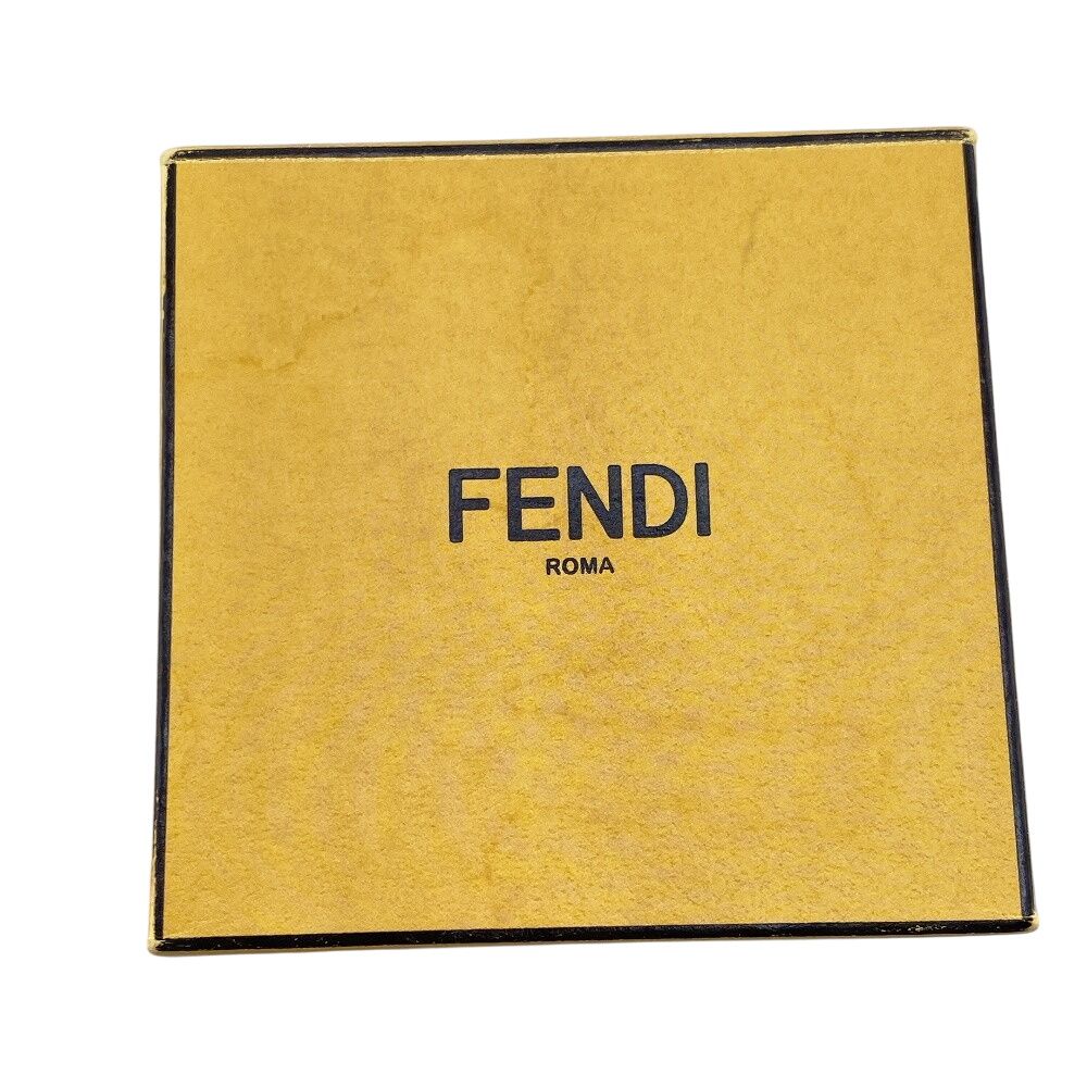 Fendi Rhinestone Earrings Gold — view 7