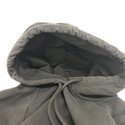 Balenciaga S Cotton Hoodie Black — view 3