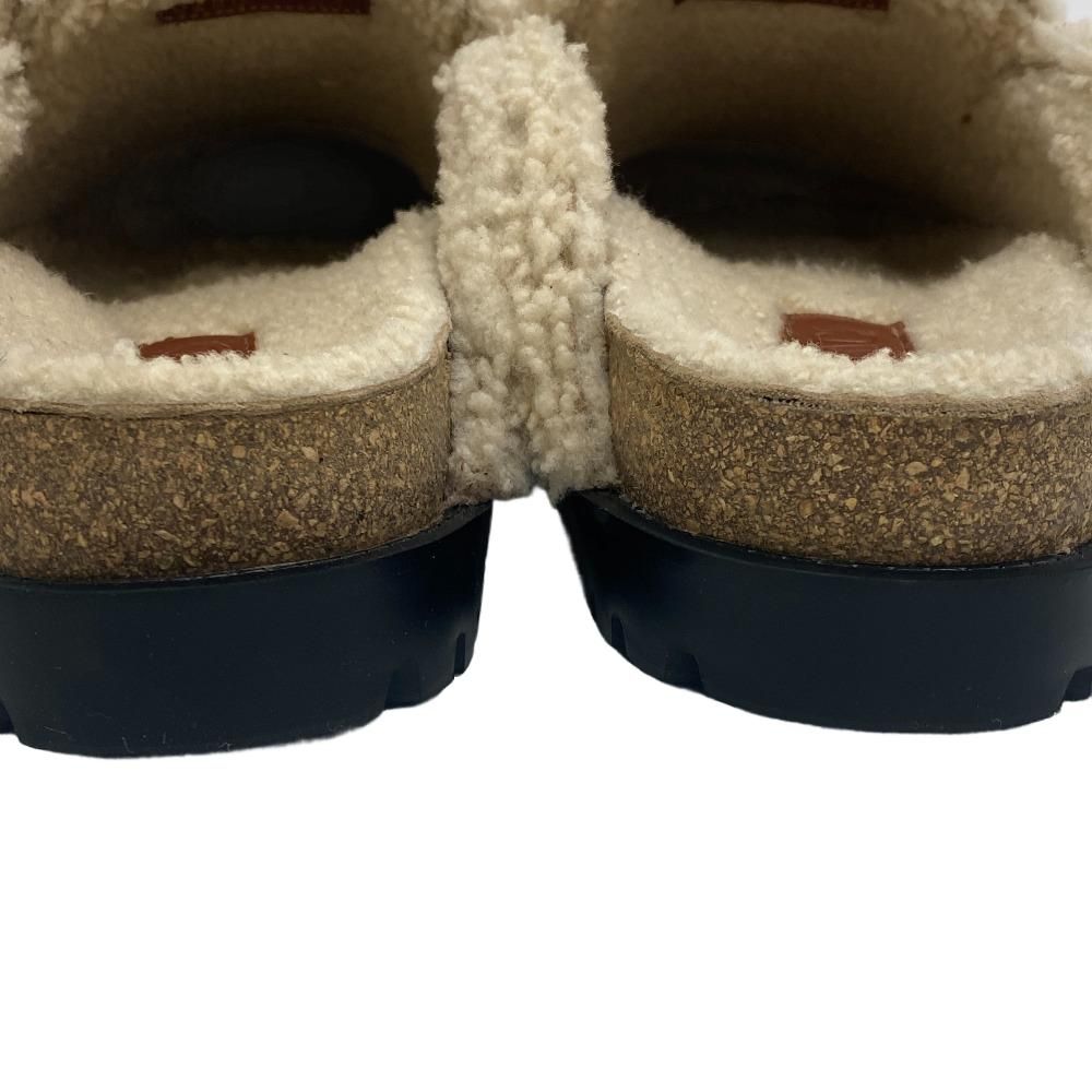 Versace Medusa Slide Sandals Leather Mules Brown — view 4