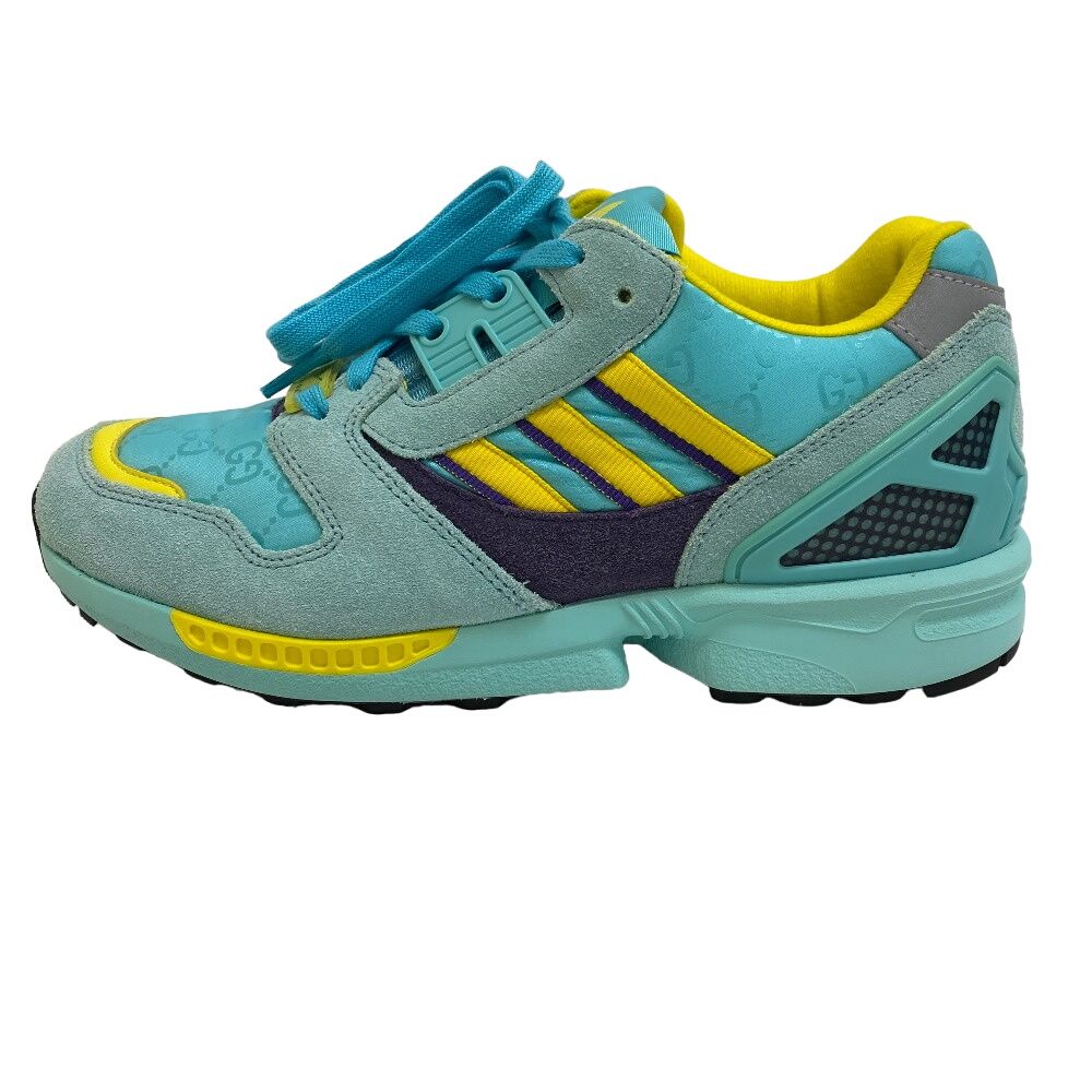 Gucci Adidas Torsion Suede Sneakers Light Blue