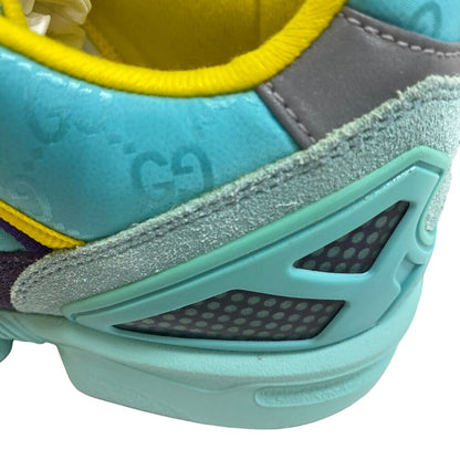 Gucci Adidas Torsion Suede Sneakers Light Blue — view 7