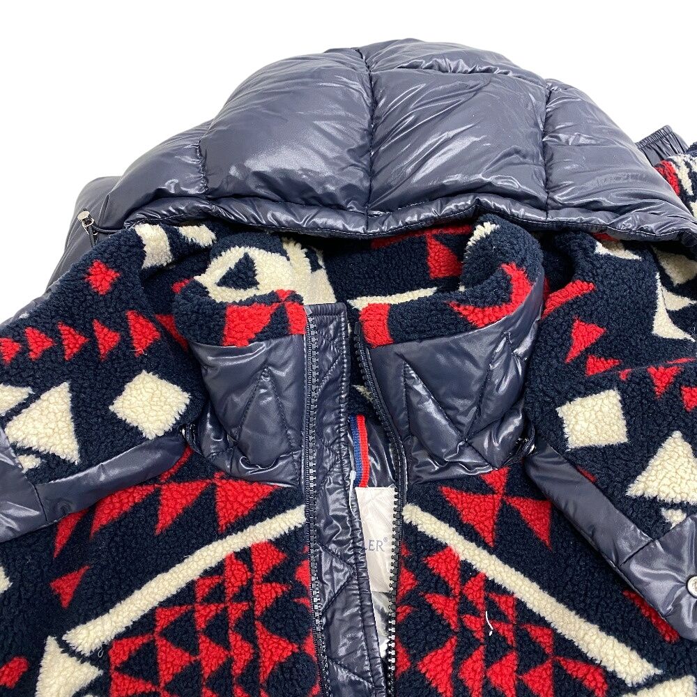 Moncler Thymelee 5 Nylon Down Jacket Navy — view 3