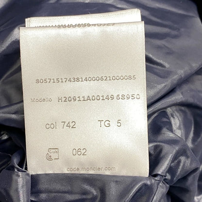 Moncler Thymelee 5 Nylon Down Jacket Navy — view 6