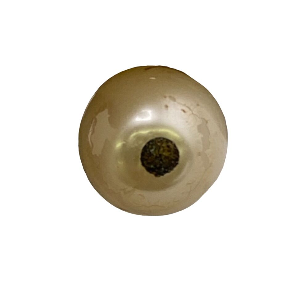 Chanel Faux Pearl Earrings Gold — view 7