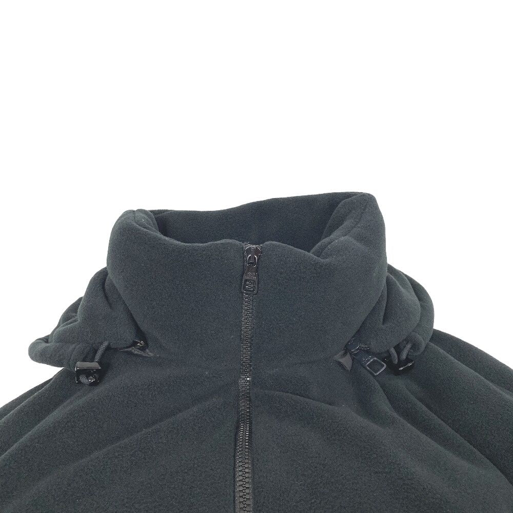 Louis Vuitton Bimaterial Hooded 48 Polyester Down Jacket Black — view 4