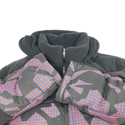 Louis Vuitton Bimaterial Hooded 48 Polyester Down Jacket Black — view 5