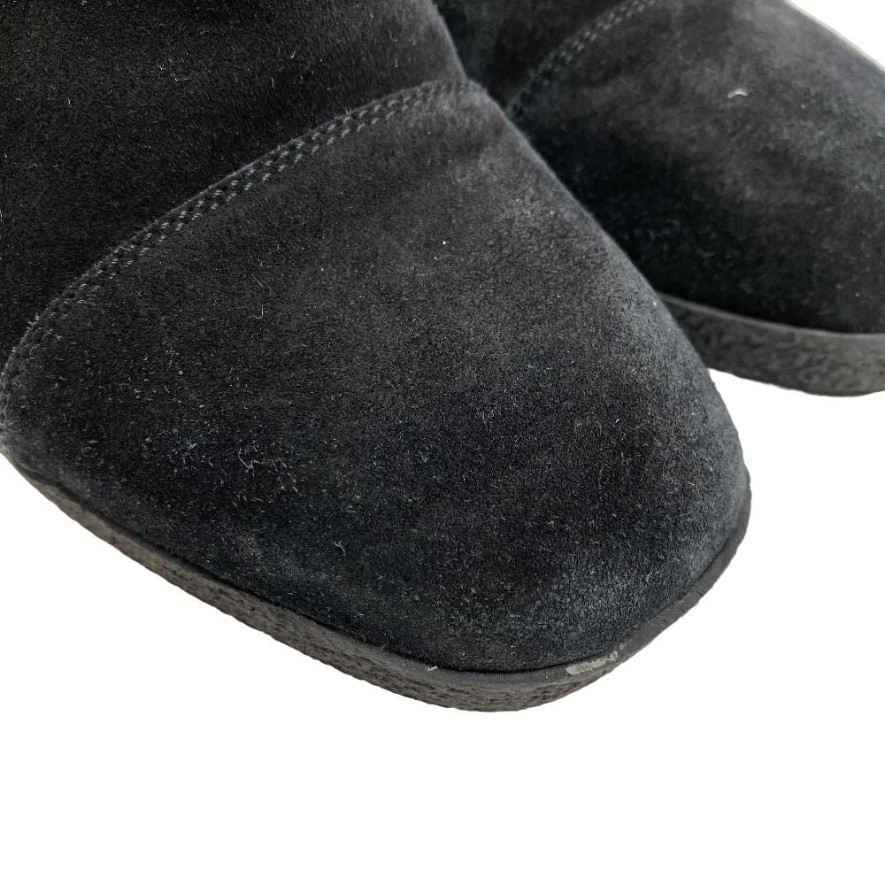 Louis Vuitton Suede Boots Black — view 4
