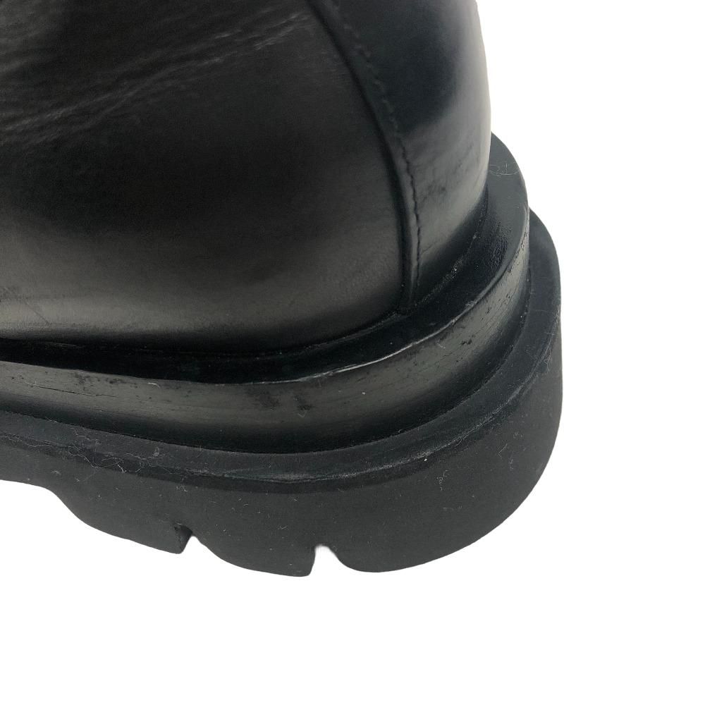 Bottega Veneta Rug Side Gore Boots Leather Black — view 6