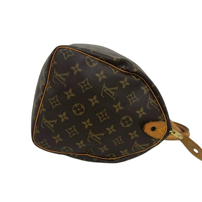 Louis Vuitton Vintage Speedy 30 Monogram Leather Boston Bag Brown — view 6