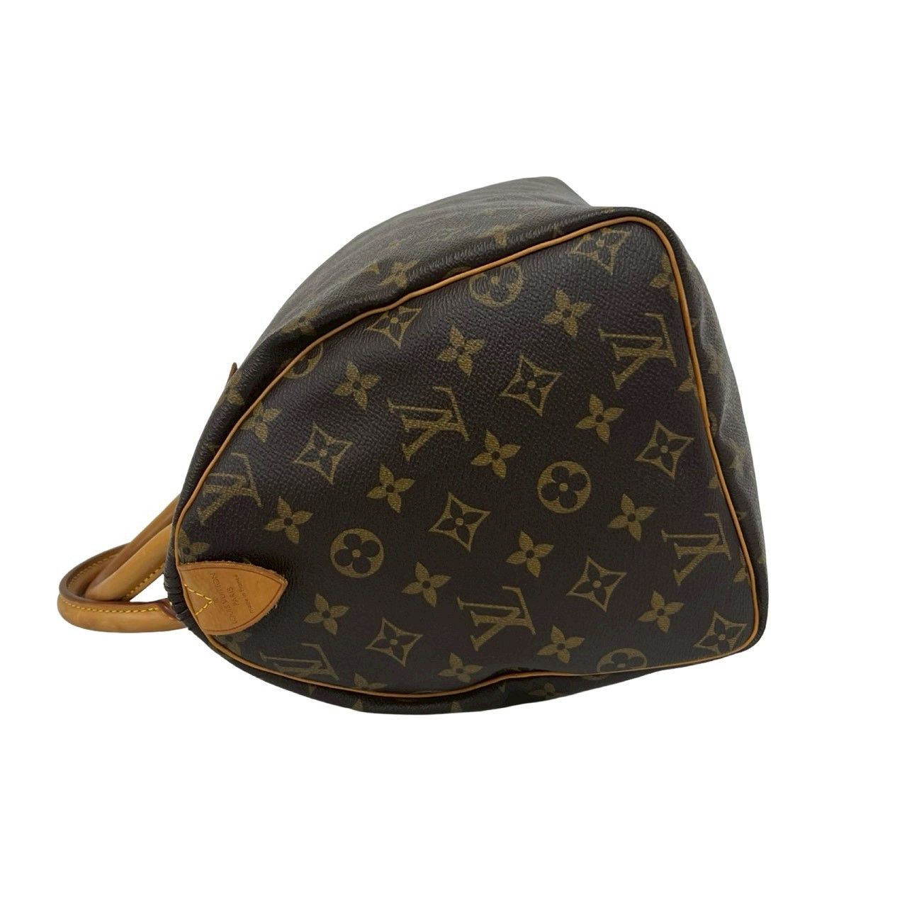 Louis Vuitton Vintage Speedy 30 Monogram Leather Boston Bag Brown — view 5