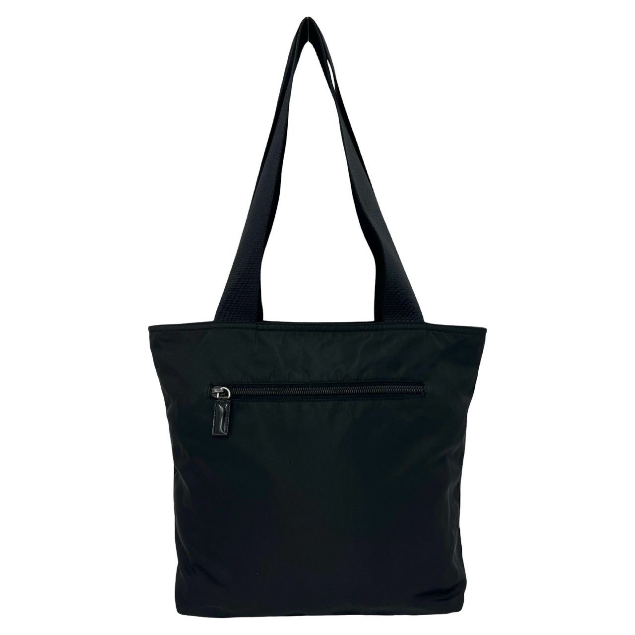 Prada Tessuto Nylon Tote Shoulder Bag Black — view 3