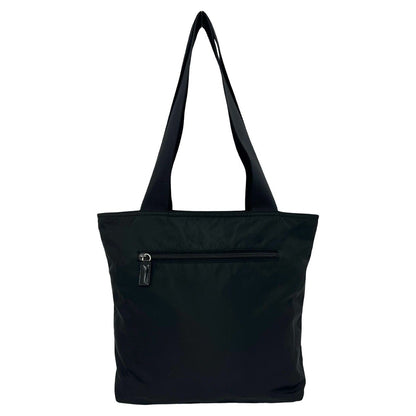 Prada Tessuto Nylon Tote Shoulder Bag Black — view 3