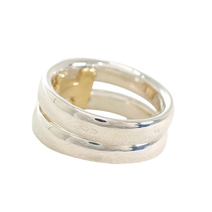 Hermes Olympe Actual Ring Vintage 18k Gold 925 Sterling Silver — view 5