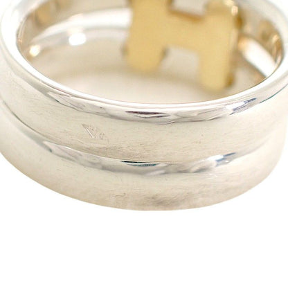 Hermes Olympe Actual Ring Vintage 18k Gold 925 Sterling Silver — view 8