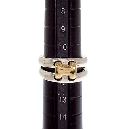 Hermes Olympe Actual Ring Vintage 18k Gold 925 Sterling Silver