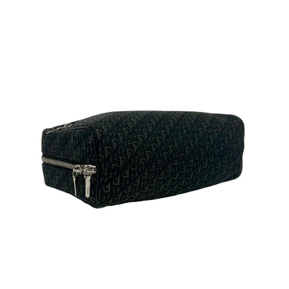 Dior Trotter Canvas Leather Mini Boston Bag Black — view 7