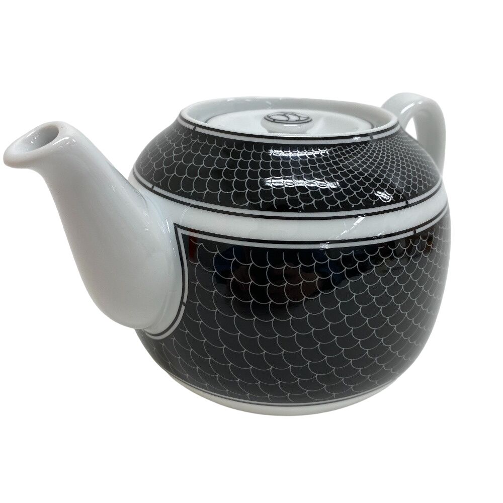 Hermes Deco Teapot Ceramic Tableware Black