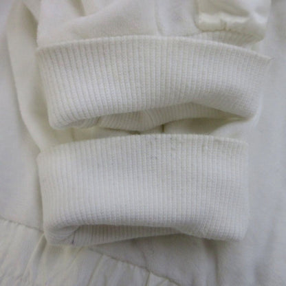 Dolce & Gabbana D&G Hoodie Top M White Long Sleeve Full Zip Cut Replacement — view 9
