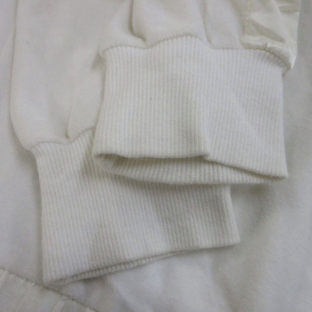 Dolce & Gabbana D&G Hoodie Top M White Long Sleeve Full Zip Cut Replacement — view 7