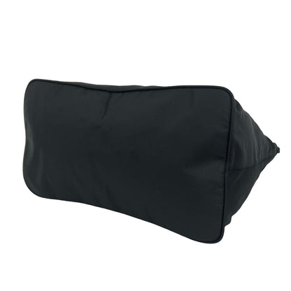 Prada Tessuto Nylon Leather Tote Black — view 8