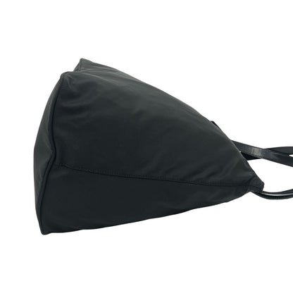 Prada Tessuto Nylon Leather Tote Black — view 6