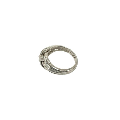 Tiffany & Co Vintage Signature Ring 925 Sterling Silver — view 4