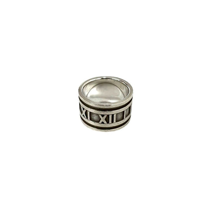 Tiffany & Co Vintage Wide Atlas Ring 925 Sterling Silver — view 4