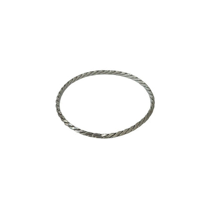 Tiffany & Co Vintage Twist Bangle 925 Sterling Silver Bracelet — view 4