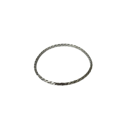 Tiffany & Co Vintage Twist Bangle 925 Sterling Silver Bracelet — view 5