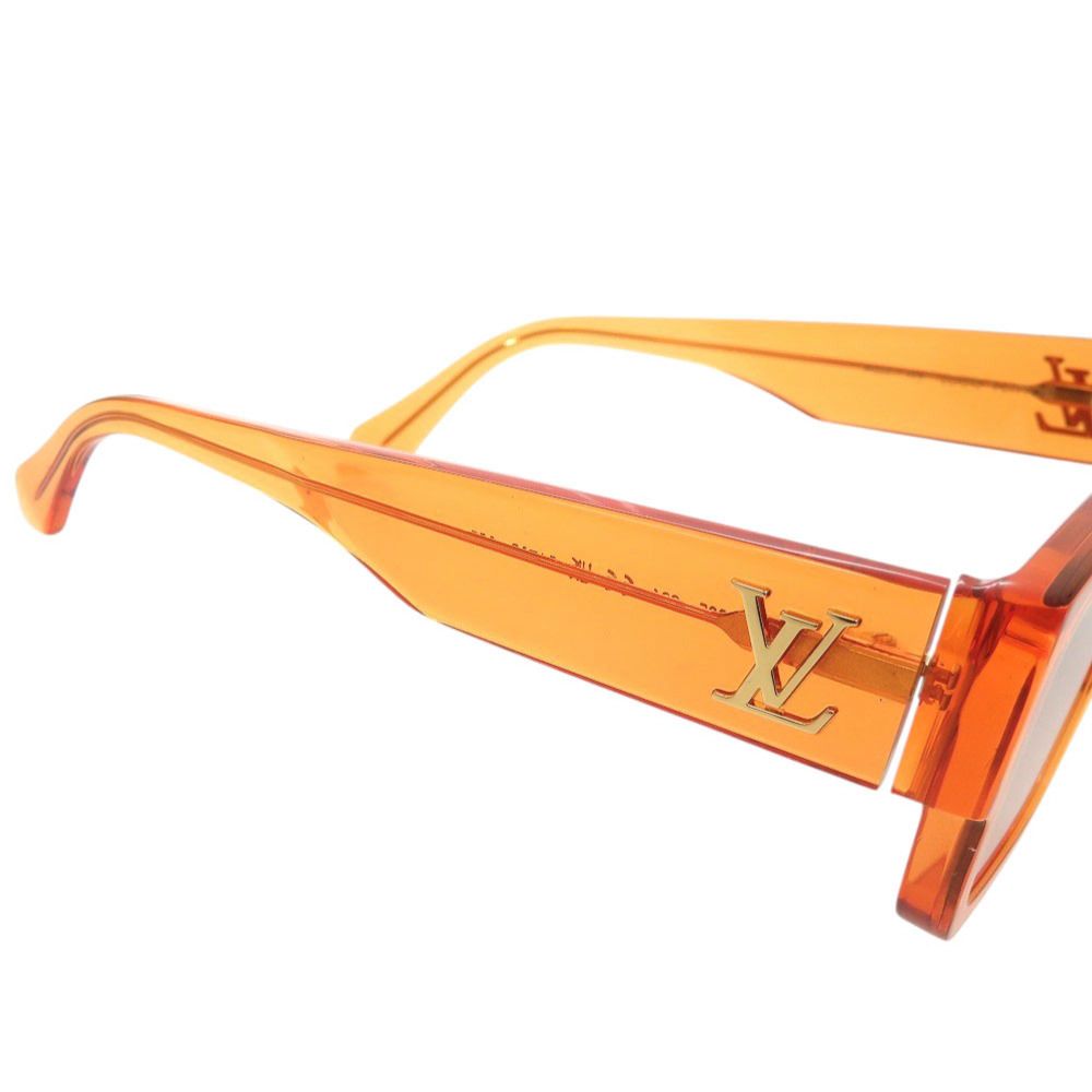 Louis Vuitton LV Crush Square Acetate Orange Sunglasses Eyewear — view 8