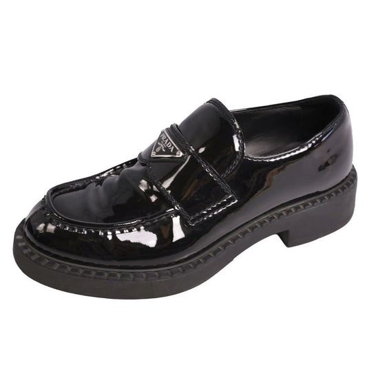 Prada Loafers Chocolate Moccasins Triangle