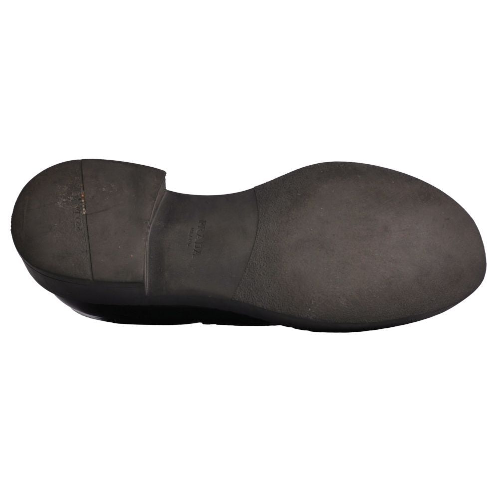 Prada Loafers Chocolate Moccasins Triangle — view 8