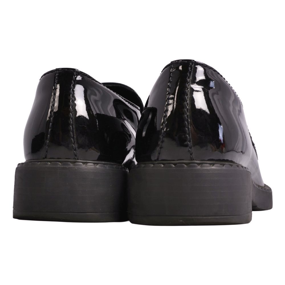 Prada Loafers Chocolate Moccasins Triangle — view 5