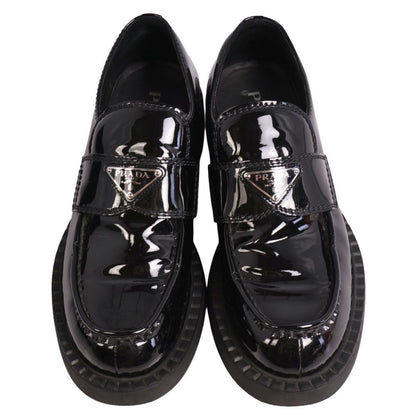 Prada Loafers Chocolate Moccasins Triangle — view 4