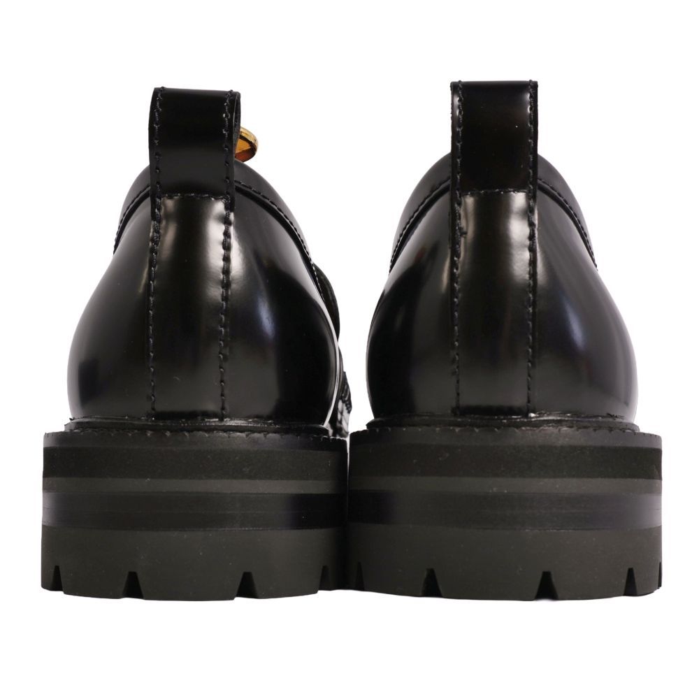 Versace Leather Shoes Loafers Moccasins Gray — view 5