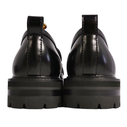 Versace Leather Shoes Loafers Moccasins Gray — view 5