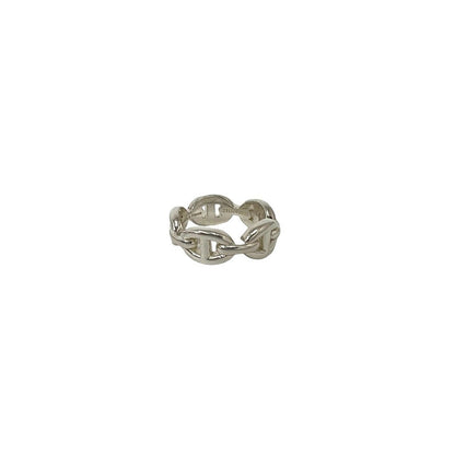Hermes Chaine D'ancre Ring 925 Sterling Silver — view 5