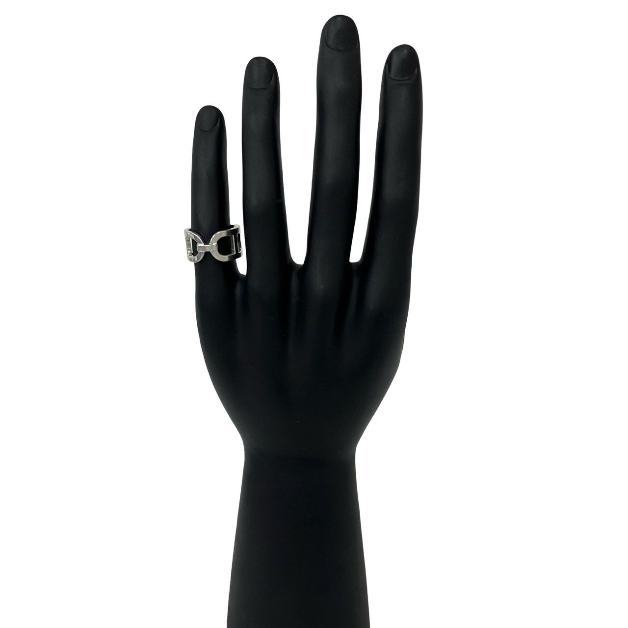 Hermes Vintage Chaine D'ancre Ring 925 Sterling Silver — view 2