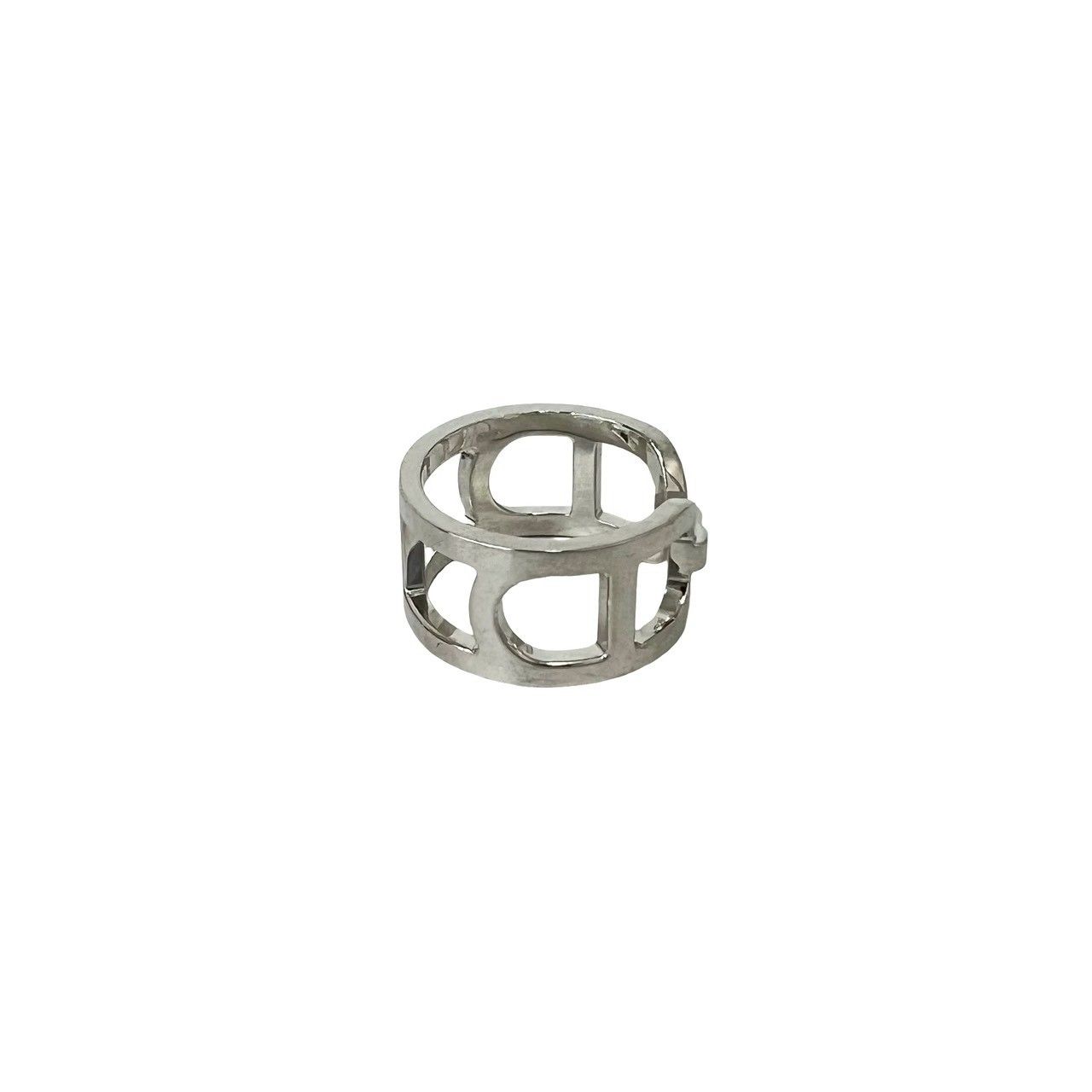 Hermes Vintage Chaine D'ancre Ring 925 Sterling Silver — view 5