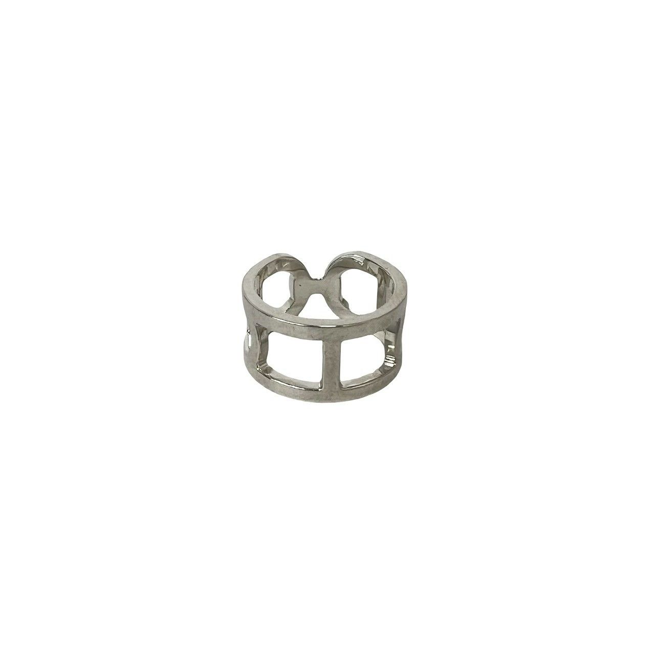 Hermes Vintage Chaine D'ancre Ring 925 Sterling Silver — view 6