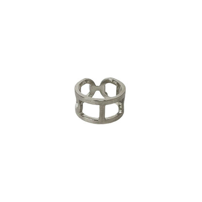 Hermes Vintage Chaine D'ancre Ring 925 Sterling Silver — view 6