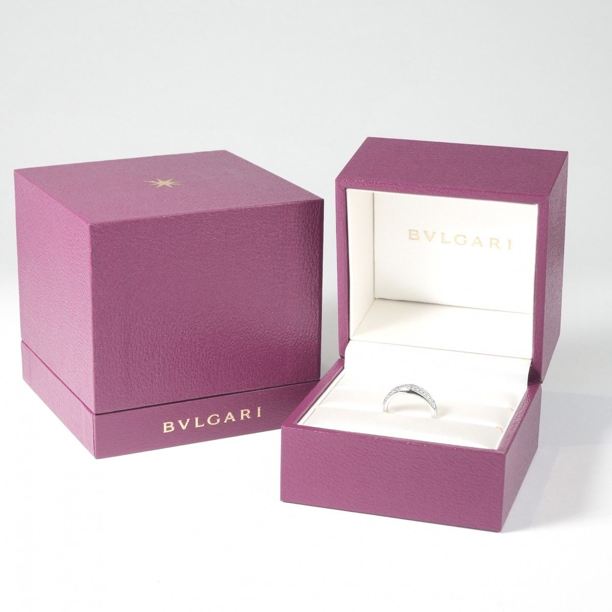 Bvlgari Wedding Ring Fedi Silver Platinum Marriage — view 6