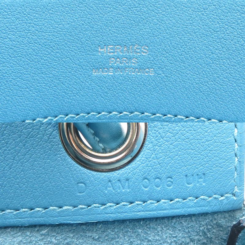 Hermes Shoulder Bag Blue — view 7