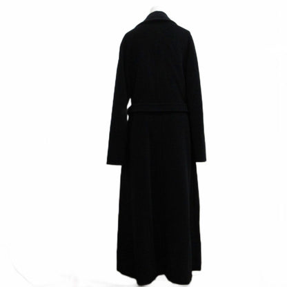Max Mara Maxma Coat 44 Black White Tag Double Breasted Long Sleeve Length PP — view 2